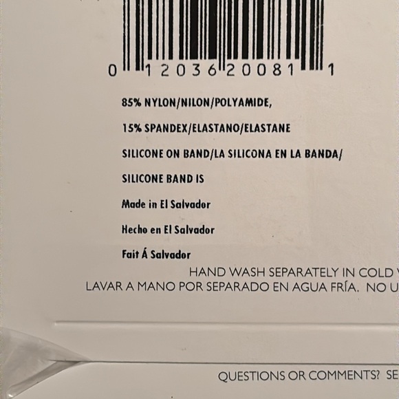 Brand New Hanes Silk Reflections Set of Two Pairs Thigh Highs Black Sheer Hose - Picture 10 of 14